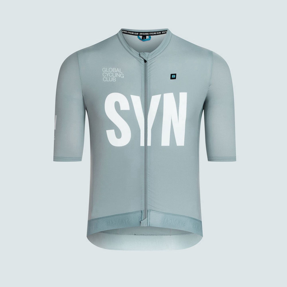 Silver gray short sleeved cycl - огляд і ціна Cycling Gear Brands